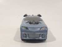 2004 McDonald's Hot Wheels Tooned Mercy Breaker Light Silver Blue Die Cast Toy Car Vehicle