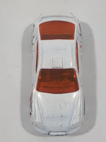 2004 Hot Wheels Track Aces Hyundai Tiburon White Die Cast Toy Car Vehicle