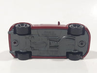 2012 Hot Wheels Volkswagen New Beetle Metalflake Dark Red Die Cast Toy Car Vehicle