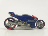 2008 Hot Wheels Canyon Carver BlueMotorcycle Motorbike Die Cast Toy Car Vehicle