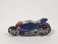 2008 Hot Wheels Canyon Carver BlueMotorcycle Motorbike Die Cast Toy Car Vehicle