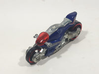 2008 Hot Wheels Canyon Carver BlueMotorcycle Motorbike Die Cast Toy Car Vehicle