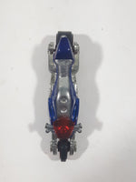 2008 Hot Wheels Canyon Carver BlueMotorcycle Motorbike Die Cast Toy Car Vehicle