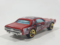 2003 Hot Wheels HW Anime '68 Mercury Cougar Quyen Dark Orange Red Die Cast Toy Muscle Car Vehicle