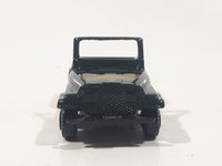 Vintage 1980s Yatming No. 1608 Jeep CJ7 Dark Green Die Cast Toy Car Vehicle