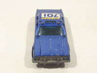 1985 Hot Wheels Sheriff Patrol Metalflake Blue Die Cast Toy Cop Police Car Vehicle