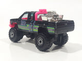 1991 Hot Wheels Nissan Hardbody Truck Black Die Cast Toy Car Vehicle