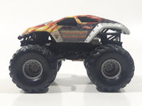 2004 Hot Wheels Monster Jam Series 2 Maximum Destruction Monster Truck Silver 1/64 Scale Die Cast Toy Car Vehicle