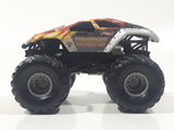 2004 Hot Wheels Monster Jam Series 2 Maximum Destruction Monster Truck Silver 1/64 Scale Die Cast Toy Car Vehicle