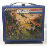 Vintage Aladdin 1986 G..I Joe Real American Hero Blue Plastic Lunch Box