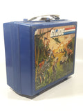 Vintage Aladdin 1986 G..I Joe Real American Hero Blue Plastic Lunch Box