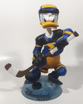 Disney Disneyland Resort Donald Duck Ice Hockey Player Bobble Head 7 1/2" Tall Resin Sculpture