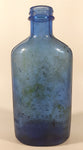 Antique The Chas H. Phillips Chemical Company Milk Of Magnesia 7 1/2" Tall Cobalt Blue Medicine Bottle Glenbrook Conn