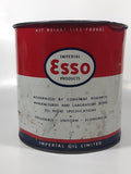 Vintage Imperial Products Limited ESSO MP Grease H Five Pounds 6 1/4" Tall Metal Can