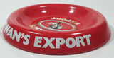 Vintage McEwan's Export Beer Red 5 7/8" Metal Ash Tray