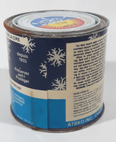 Vintage Atsko Sno-Seal All Season Leather Protection Metal Can FULL