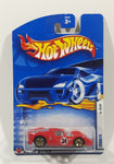 2002 Hot Wheels Ferrari P4 Red Die Cast Toy Car Vehicle New In Package