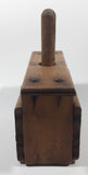 Primitive Antique Wood Butter Press Block