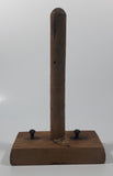 Primitive Antique Wood Butter Press Block