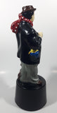 Rare Vintage Hobo Joe's Coffee Shop Hobo Joe Bank Mascot 11 1/4" Tall Plastic Coin Bank
