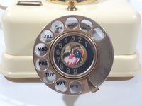 Vintage French Style Fragonard Like Man and Woman Rotary Telephone