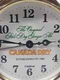 Rare Vintage Cardinal Canada Dry "The Original Pale Dry Ginger Ale" 6" Tall Twin Bell Alarm Clock