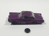 Rare Vintage 1970 Lesney Superfast Matchbox R Series No. 22 Pontiac GP Sports Coupe Purple Die Cast Toy Car Vehicle
