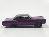 Rare Vintage 1970 Lesney Superfast Matchbox R Series No. 22 Pontiac GP Sports Coupe Purple Die Cast Toy Car Vehicle