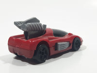 1994 Hot Wheels Back Burner Dark Red Die Cast Toy Car Vehicle McDonald's Happy Meal 15/16