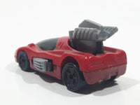 1994 Hot Wheels Back Burner Dark Red Die Cast Toy Car Vehicle McDonald's Happy Meal 15/16