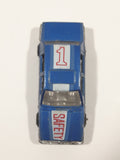Vintage Summer Marz Karz Volvo 760 Sedan Safety #1 Blue No. 8802 Die Cast Toy Car Vehicle Made in China