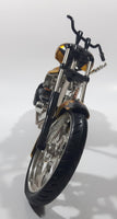 2004 Funline West Coast Choppers El Diablo Gold Die Cast Toy Vehicle FOR PARTS OR REPAIR