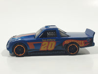 2015 Hot Wheels Race Team Circle Trucker Truck Dark Blue Die Cast Toy Car Vehicle