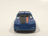 2015 Hot Wheels Race Team Circle Trucker Truck Dark Blue Die Cast Toy Car Vehicle