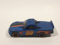 2015 Hot Wheels Race Team Circle Trucker Truck Dark Blue Die Cast Toy Car Vehicle