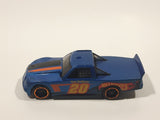 2015 Hot Wheels Race Team Circle Trucker Truck Dark Blue Die Cast Toy Car Vehicle