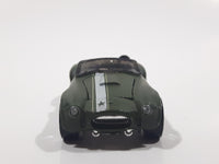 2008 Hot Wheels TEAM: Engine Revealers Shelby Cobra 427 S/C Matte Olive Army Green Die Cast Toy Car Vehicle with Opening Hood