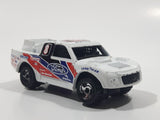 1998 Hot Wheels Bad Mudder Ford Racing Truck White Die Cast Toy Car Vehicle