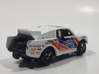 1998 Hot Wheels Bad Mudder Ford Racing Truck White Die Cast Toy Car Vehicle