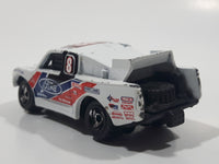 1998 Hot Wheels Bad Mudder Ford Racing Truck White Die Cast Toy Car Vehicle