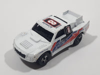 1998 Hot Wheels Bad Mudder Ford Racing Truck White Die Cast Toy Car Vehicle