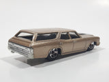 2009 Hot Wheels 1970 Chevrolet Chevelle SS Wagon Gold Die Cast Toy Car Vehicle