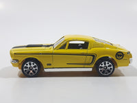 2008 Matchbox '68 Ford Mustang Cobra Jet Yellow Die Cast Toy Muscle Car Vehicle