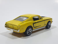 2008 Matchbox '68 Ford Mustang Cobra Jet Yellow Die Cast Toy Muscle Car Vehicle