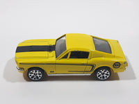 2008 Matchbox '68 Ford Mustang Cobra Jet Yellow Die Cast Toy Muscle Car Vehicle