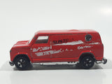 Vintage Yatming Style Ford Econoline E-150 Van Sunbird Red Die Cast Toy Car Vehicle Made in Hong Kong