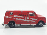 Vintage Yatming Style Ford Econoline E-150 Van Sunbird Red Die Cast Toy Car Vehicle Made in Hong Kong
