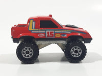 1990 Hot Wheels Gulch Stepper Red Die Cast Toy Car Vehicle