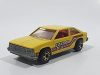 Vintage 1982 Hot Wheels Chevy Citation X-11 Yellow Die Cast Toy Car Vehicle