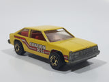 Vintage 1982 Hot Wheels Chevy Citation X-11 Yellow Die Cast Toy Car Vehicle